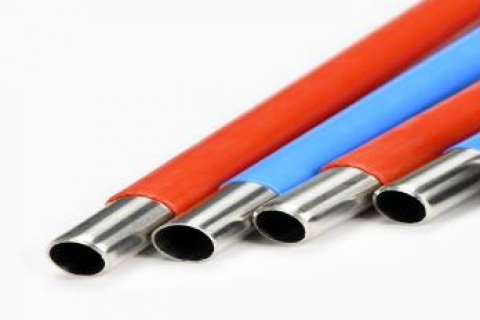 不锈钢覆塑管（红色/蓝色）
